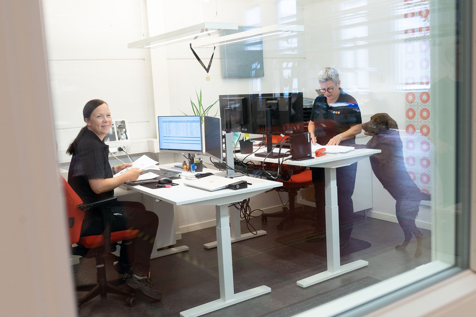 Qtech-personal i verkstaden